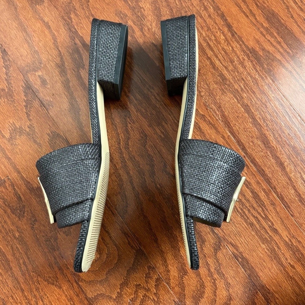 Talbots Viv Buckle Slide Sandals in Indigo Blue, size 8.5 - Picture 3 of 8
